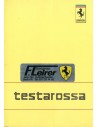 1988 FERRARI TESTAROSSA INSTRUCTIEBOEKJE 496/88