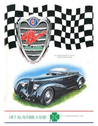 1995 ALFA ROMEO CLUB HET KLAVERBLAADJE 71 NEDERLANDS