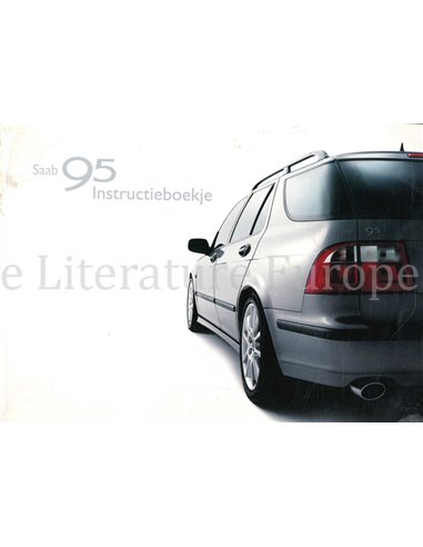 2002 SAAB 95 BETRIEBSANLEITUNG NIEDERLANDISCH