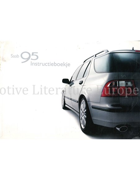 2002 SAAB 95 BETRIEBSANLEITUNG NIEDERLANDISCH