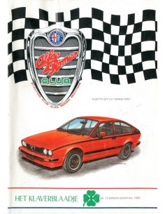 1996 ALFA ROMEO CLUB HET KLAVERBLAADJE 73 NEDERLANDS