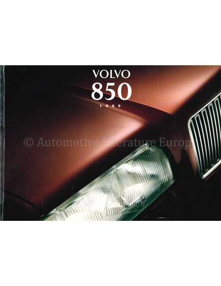 1995 VOLVO 850 BETRIEBSANLEITUNG NIEDERLÄNDISCH