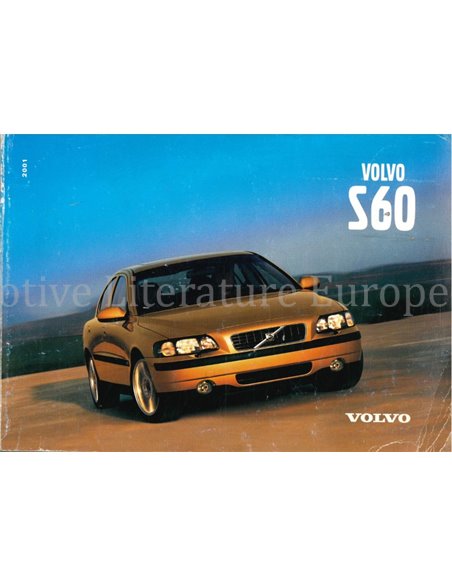 2001 VOLVO S60 OWNERS MANUAL DUTCH