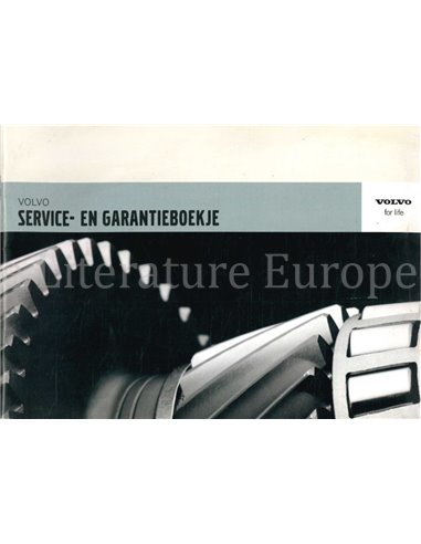 2005 VOLVO GARANTIE & WARTUNGSHEFT NIEDERLÄNDISCH