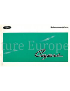1969 FORD CAPRI BEDIENUNGSANLEITING | SERVICEHEFT DEUTSCH
