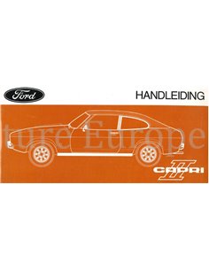 1974 FORD CAPRI II OWNERS MANUAL DUTCH