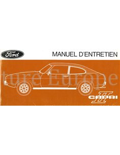 1975 FORD CAPRI II OWNERS MANUAL FRENCH
