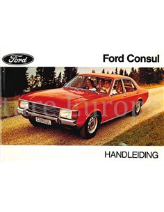 1972 FORD CONSUL BETRIEBSANLEITUNG NIEDERLÄNDISCH