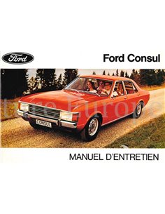 1972 FORD CONSUL OWNERS MANUAL FRENCH