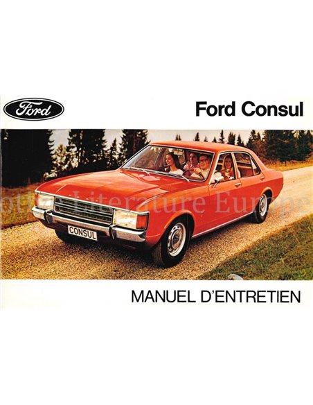 1972 FORD CONSUL INSTRUCTIEBOEKJE FRANS