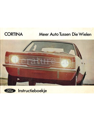 1970 FORD CORTINA BETRIEBSANLEITUNG NIEDERLÄNDISCH