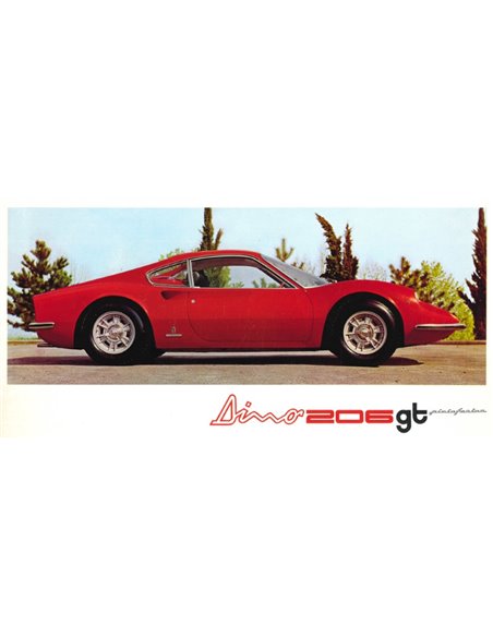 1968 FERRARI DINO 206 GT PROSPEKT 20/68