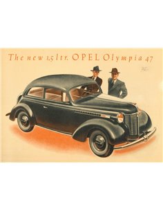 1947 OPEL OLYMPIA BROCHURE ENGLISH
