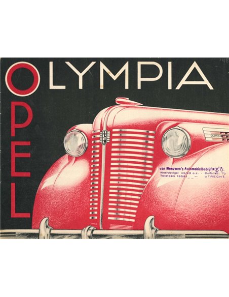 1948 OPEL OLYMPIA BROCHURE NEDERLANDS