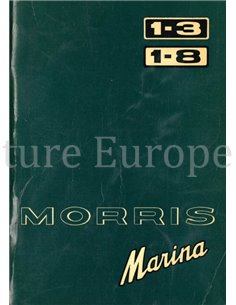 1974 MORRIS MARINA 1.3 | 1.8 BETRIEBSANLEITUNG NIEDERLÄNDISCH