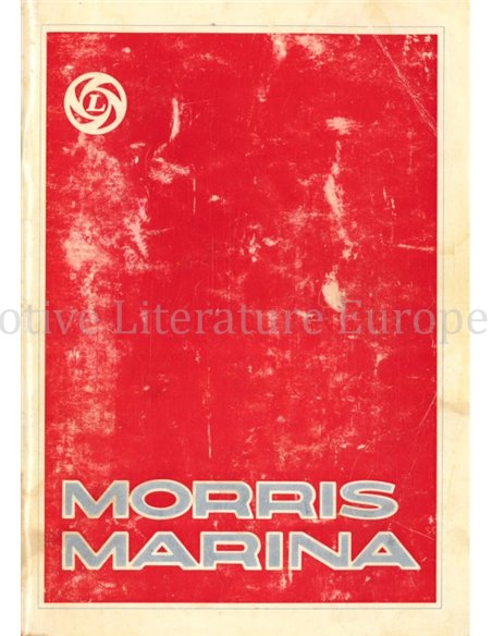1976 MORRIS MARINA BETRIEBSANLEITUNG NIEDERLÄNDISCH
