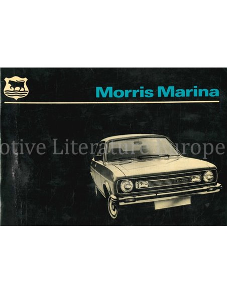 1978 MORRIS MARINA INSTRUCTIEBOEKJE NEDERLANDS