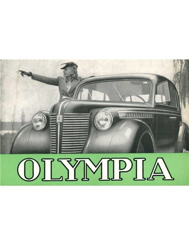 1949 OPEL OLYMPIA BROCHURE NEDERLANDS