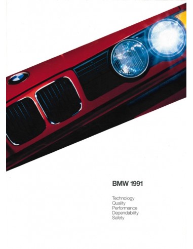1991 BMW RANGE BROCHURE ENGLISH (US)