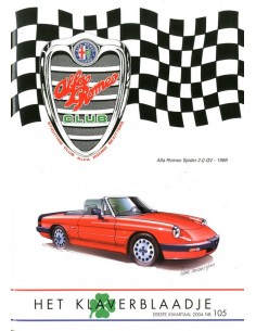 2004 ALFA ROMEO CLUB HET KLAVERBLAADJE 105 NEDERLANDS
