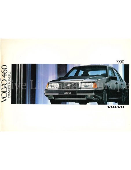 1990 VOLVO 460 INSTRUCTIEBOEKJE ENGELS