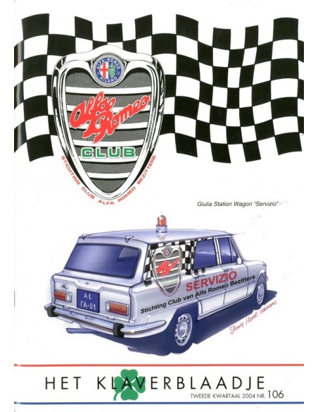 2004 ALFA ROMEO CLUB HET KLAVERBLAADJE 106 NEDERLANDS
