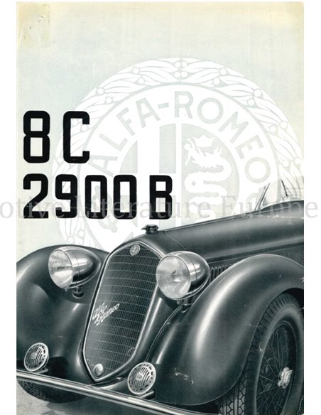1938 ALFA ROMEO 6C 2300 B PROSPEKT FRANZÖSISCH