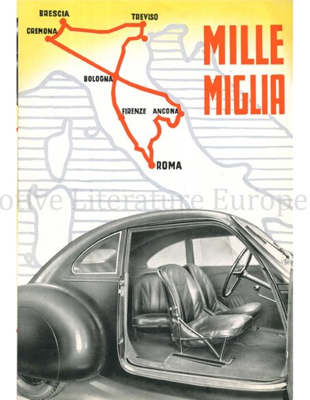 1938 ALFA ROMEO 6C 2300 B PROSPEKT FRANZÖSISCH