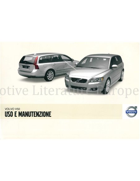 2000 VOLVO V50 OWNERS MANUAL ITALIAN