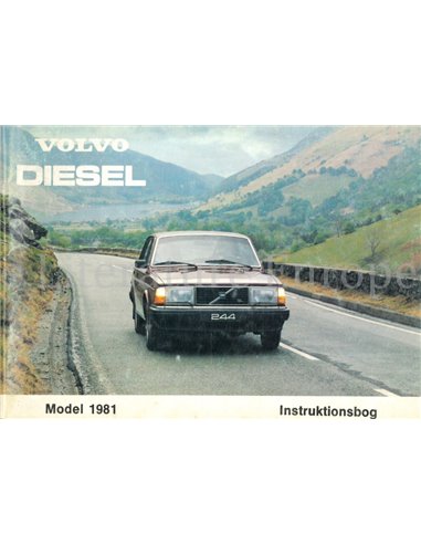 1981 VOLVO 240 DIESELINSTRUCTIEBOEKJE DEENS
