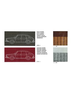 1969/70 VOLKSWAGEN 411 COLOUR AND UPHOLSTERY BROCHURE  2