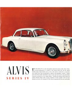1967 ALVIS THREE-LITRE (TF21) BROCHURE ENGELS 2