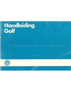 1985 VOLKSWAGEN GOLF OWNERS MANUAL DUTCH