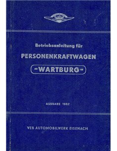 1962 WARTBURG 311-0 BETRIEBSANLEITUNG DEUTSCH