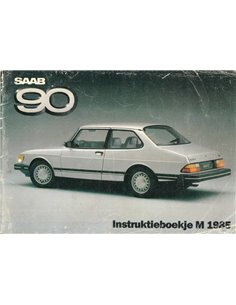 1985 SAAB 90 BETRIEBSANLEITUNG NIEDERLÄNDISCH