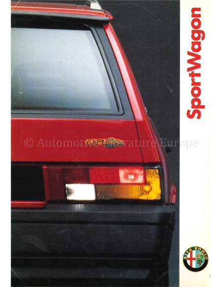 1991 ALFA ROMEO SPORTWAGON EXPLORA BROCHURE ITALIAN
