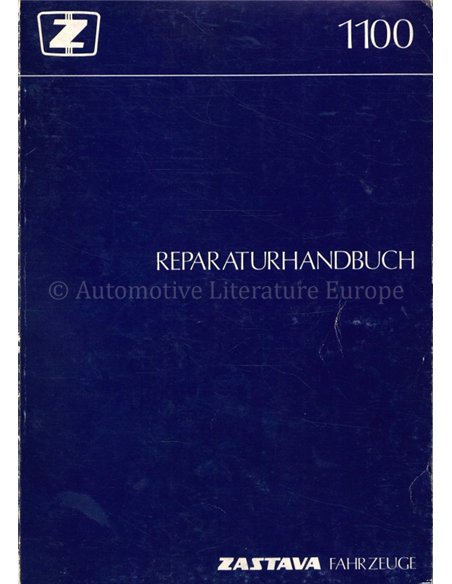1982 ZASTAVA 1100 WERKPLAATSHANDBOEK DUITS