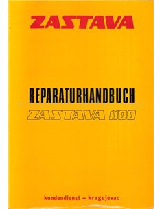 1975 ZASTAVA 1100 WORKSHOP MANUAL GERMAN