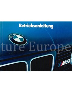 1992 BMW M5 (TOURING) OWNERS MANUAL GERMAN