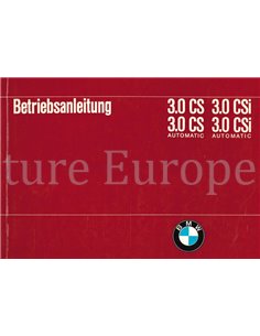 1972 BMW 3.0 CS | 3.0 CSI (AUTOMATIC) INSTRUCTIEBOEKJE DUITS