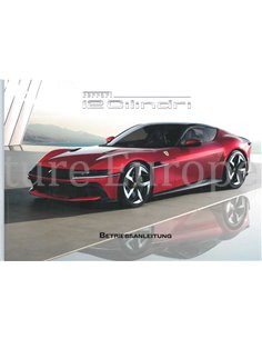 2024 FERRARI 12 CILINDRI OWNERS MANUAL GERMAN
