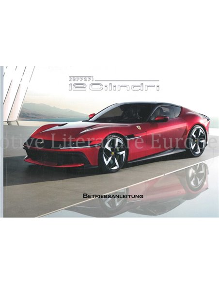 2024 FERRARI 12 CILINDRI BETRIEBSANLEITUNG DEUTSCH