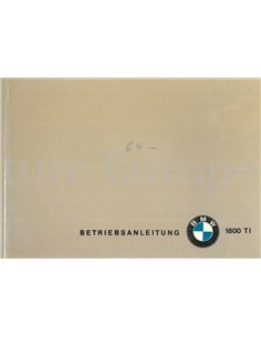 1964 BMW 1800 TI OWNERS MANUALGERMAN