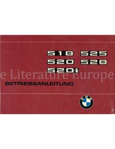 1977 BMW 5er REIHE BETRIEBSANLEITUNG DEUTSCH