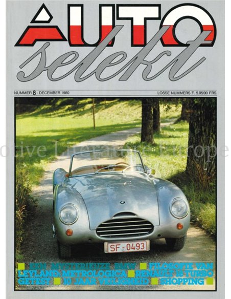 1980 AUTO SELEKT MAGAZINE 08 NEDERLANDS