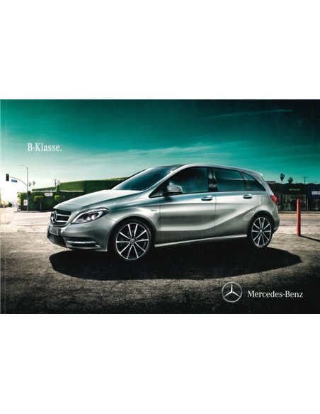 2012 MERCEDES BENZ B KLASSE PROSPEKT NIEDERLÄNDISCH