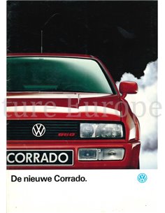 1990 VOLKSWAGEN CORRADO G60 BROCHURE NEDERLANDS