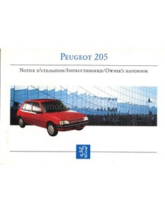 1997 PEUGEOT 205 BETRIEBSANLEITUNG 