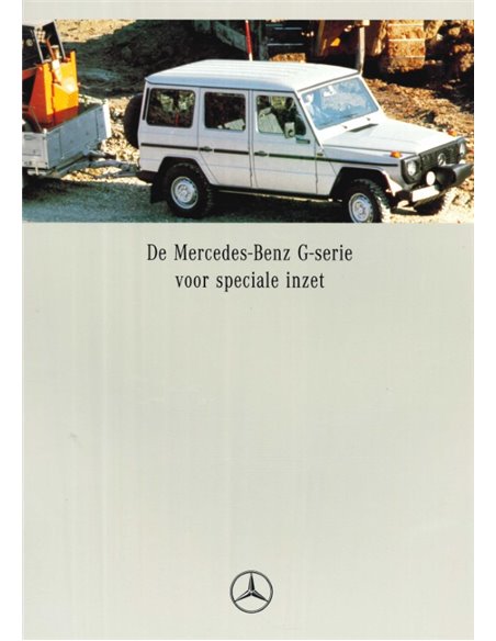 1992 MERCEDES BENZ G KLASSE PROSPEKT NIEDERLÄNDISCH
