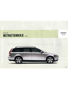 2005 VOLVO V50 BETRIEBSANLEITUNG NIEDERLÄNDISCH